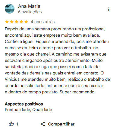avaliacao google 6